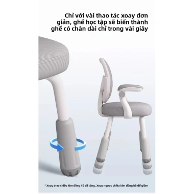 Ghế học sinh điều chỉnh, tựa lưng - Ghế viết tại nhà giá ưu đãi 878.500₫ 8 Ghế học sinh điều chỉnh, tựa lưng - Ghế viết tại nhà giá ưu đãi 878.500₫ 8