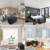 Ghế hộp đa năng 2 trong 1 gấp gọn, chắc chắn, lưu trữ và ghế sofa tiện lợi 7