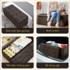 Ghế hộp đa năng 2 trong 1 gấp gọn, chắc chắn, lưu trữ và ghế sofa tiện lợi 9