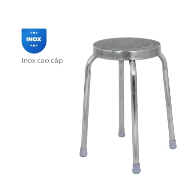 Ghế inox Super QUI PHÚC cao cấp, chịu lực 120kg, chân chống trượt - Giá 215.865₫ 4 Ghế inox Super QUI PHÚC cao cấp, chịu lực 120kg, chân chống trượt - Giá 215.865₫ 4