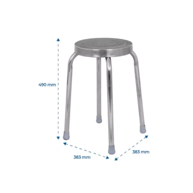 Ghế inox Super QUI PHÚC cao cấp, chịu lực 120kg, chân chống trượt - Giá 215.865₫ 7 Ghế inox Super QUI PHÚC cao cấp, chịu lực 120kg, chân chống trượt - Giá 215.865₫ 7