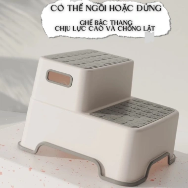 Ghế kê chân toilet đa năng cho bé, ghế bậc thang tiện dụng, giảm giá chỉ 85.000đ 7