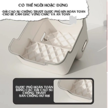 Ghế kê chân toilet đa năng cho bé, ghế bậc thang tiện dụng, giảm giá chỉ 85.000đ 8