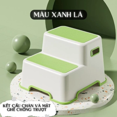 Ghế kê chân toilet đa năng cho bé, ghế bậc thang tiện dụng, giảm giá chỉ 85.000đ 10
