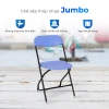 Ghế lưng tựa gấp gọn Jumbo QUI PHÚC thép sơn tĩnh điện, lưng nhựa cao cấp, bền màu, siêu thoải mái, giá 199.260₫ 3