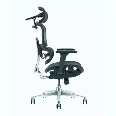 Ghế Manson Atum Đen - Ghế Xoay Công Thái Học, Lưng Kim Nhôm, Tựa 6D, Giảm 20% 10