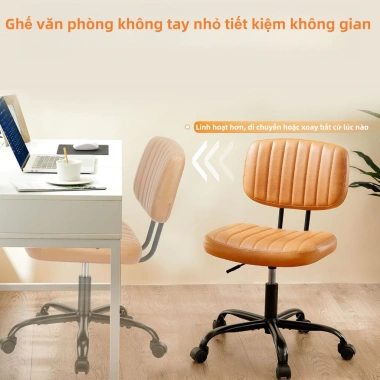 Ghế máy tính công thái học xoay, ghế học, cất gầm bàn - Giá ưu đãi 1.05 triệu