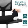 Ghế máy tính học xoay 360 đen, tựa lưng điều chỉnh, không tay, chỉ 610.000 VND 4
