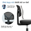 Ghế máy tính học xoay 360 đen, tựa lưng điều chỉnh, không tay, chỉ 610.000 VND 5