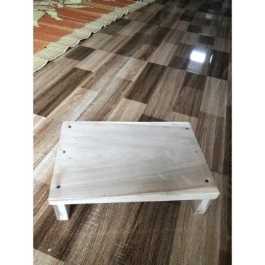 Ghế Ngồi Bệt Đa Năng Gỗ Cao Su Tự Nhiên Chống Nước - Tiện Lợi, Giá 49.000đ