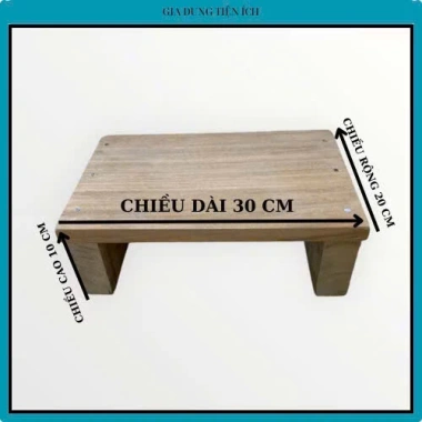 Ghế Ngồi Bệt Gỗ Bạch Đàn Chắc Chắn - Đòn, Đẩu Nhỏ, Lùn, 49.000đ Giảm 58.800đ