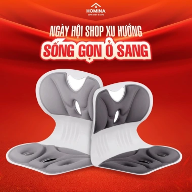Ghế Ngồi Công Thái Học HOMINA Chống Đau Lưng - Dành cho Người Lớn và Người Già