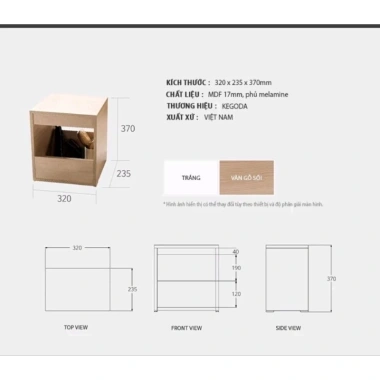 Ghế ngồi đa năng có ngăn để đồ - Giá chỉ 350.000₫, giảm từ 455.000, tiện lợi cho không gian nhà
