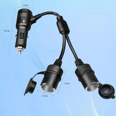 Ghế ngồi nữ công suất cao, công tắc dây nối dài, 1‑2 điểm bật lửa thuốc lá 12V/24V – Giá ưu đãi 111.684₫