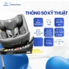 Ghế Ngồi Ô Tô BABYRO I-SPINSAFE Isofix R129, chân chống lật, an toàn 0-12 tuổi, giá ưu đãi 2