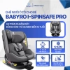 Ghế Ngồi Ô Tô BABYRO I-SPINSAFE Isofix R129, chân chống lật, an toàn 0-12 tuổi, giá ưu đãi 3