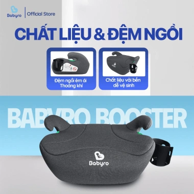 Ghế Ngồi Ô Tô Bé BABYRO BOOSTER Tiêu Chuẩn ECE-R129 Đệm Nâng Cho Trẻ 6-12 Tuổi - Giá Ưu Đãi 824.000 VND 5 Ghế Ngồi Ô Tô Bé BABYRO BOOSTER Tiêu Chuẩn ECE-R129 Đệm Nâng Cho Trẻ 6-12 Tuổi - Giá Ưu Đãi 824.000 VND 5