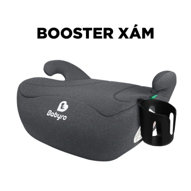 Ghế Ngồi Ô Tô Bé BABYRO BOOSTER Tiêu Chuẩn ECE-R129 Đệm Nâng Cho Trẻ 6-12 Tuổi - Giá Ưu Đãi 824.000 VND