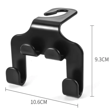 Ghế Ngồi Ô Tô CORED Đen: Tựa Đầu, Móc Treo Đa Năng, Giá Đỡ, Lưu Trữ Túi Xách, Giá Ưu Đãi 33.330₫