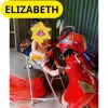 Ghế ngồi xe ATILA Elizabeth sắt sơn xám có dây đai 100x4cm giá ưu đãi 226.800 VND 4