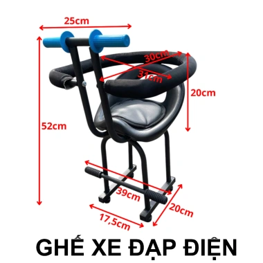 Ghế ngồi xe đạp điện an toàn cho bé - Chỉ 172.900₫, giảm 17%, chắc chắn, tiện lợi 2 Ghế ngồi xe đạp điện an toàn cho bé - Chỉ 172.900₫, giảm 17%, chắc chắn, tiện lợi 2