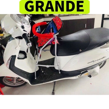 Ghế ngồi xe GRANDE sắt sơn xám có dây đai 1 ghế + 1 dây đai 100x4cm giá 226.800đ 6