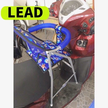 Ghế ngồi xe LEAD an toàn cho bé, ga sắt sơn tĩnh điện, xếp gọn, giá 199.240₫ 6
