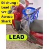 Ghế ngồi xe LEAD sắt sơn tĩnh điện xám cho bé, dây đai 100x4cm - Giá 226.800₫ 6