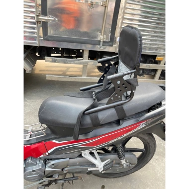 Ghế Ngồi Xe Máy Cho Bé Dây Đai Tay Vịn Tựa Lưng Chống Mỏi - Dùng Xe Ga & Xe Số Giá Ưu Đãi 334.800đ 4