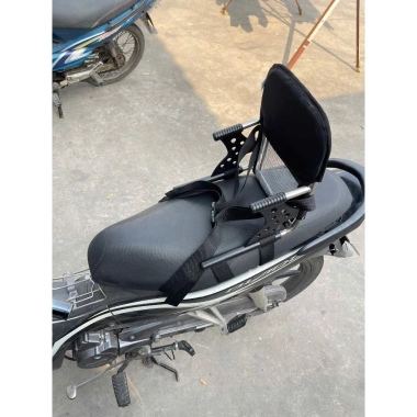 Ghế Ngồi Xe Máy Cho Bé Dây Đai Tay Vịn Tựa Lưng Chống Mỏi - Dùng Xe Ga & Xe Số Giá Ưu Đãi 334.800đ 6