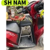 Ghế ngồi xe máy Inox yên nệm đen cao cấp - An toàn cho bé, không tựa, giá 155.400₫