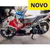 Ghế ngồi xe máy NOVO cho bé ghế ga xếp sắt sơn tĩnh điện gấp gọn an toàn giảm 20%