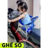 Ghế ngồi xe máy số gấp gọn, sắt sơn tĩnh điện, an toàn, tiện lợi cho bé 2