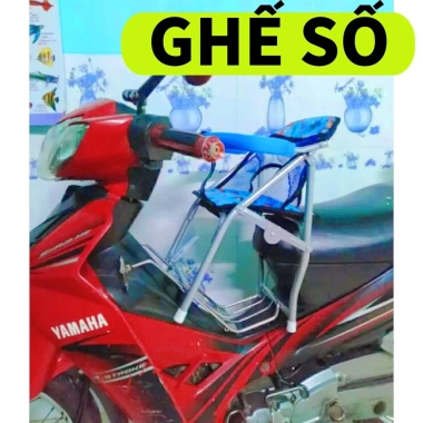 Ghế ngồi xe máy số gấp gọn, sắt sơn tĩnh điện, an toàn, tiện lợi cho bé 8 Ghế ngồi xe máy số gấp gọn, sắt sơn tĩnh điện, an toàn, tiện lợi cho bé 8