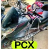 Ghế ngồi xe PCX sắt tĩnh điện xám cho bé + dây đai 100x4cm - 226.800 VND