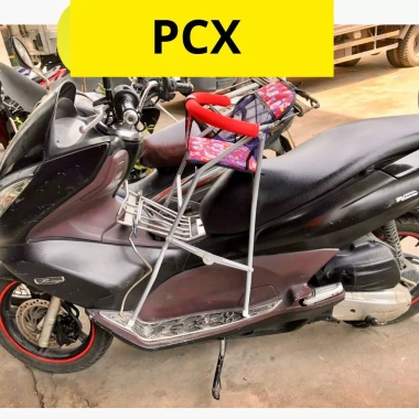 Ghế ngồi xe PCX sắt tĩnh điện xám cho bé + dây đai 100x4cm - 226.800 VND 6 Ghế ngồi xe PCX sắt tĩnh điện xám cho bé + dây đai 100x4cm - 226.800 VND 6
