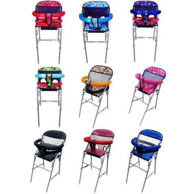 Ghế ngồi xe SCOOPY sắt sơn tĩnh điện xám có dây đai 100x4cm An toàn cho bé