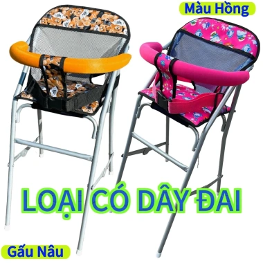 Ghế ngồi xe tay ga cho bé - ghế ga xếp sắt sơn tĩnh điện kèm dây an toàn, dễ lắp, giá chỉ 207.900₫ 2