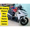 Ghế ngồi xe tay ga cho bé - ghế ga xếp sắt sơn tĩnh điện kèm dây an toàn, dễ lắp, giá chỉ 207.900₫ 9