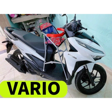 Ghế ngồi xe Vario sắt sơn tĩnh điện xám có dây đai 100x4cm - Giá 226.800 VND 3