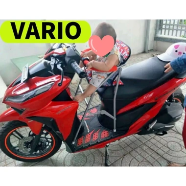 Ghế ngồi xe Vario sắt sơn tĩnh điện xám có dây đai 100x4cm - Giá 226.800 VND 5