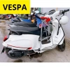 Ghế ngồi xe VESPA sắt sơn tĩnh điện xám có dây đai 100x4cm - Giá 226.800 VND 6