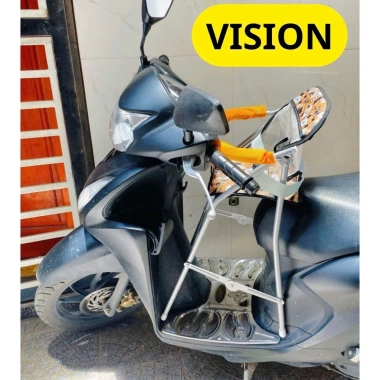 Ghế ngồi xe VISION sắt sơn xám cho bé kèm dây đai an toàn 100x4cm - 226.800 VNĐ 4
