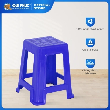 Ghế nhựa cao Super QUI PHÚC combo 10 ghế, chân chống trượt, chịu lực 90kg, không kẹt xếp chồng - FREESHIP Ghế nhựa cao Super QUI PHÚC combo 10 ghế, chân chống trượt, chịu lực 90kg, không kẹt xếp chồng - FREESHIP