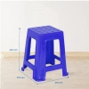 Ghế nhựa cao Super QUI PHÚC combo 10 ghế, chân chống trượt, chịu lực 90kg, không kẹt xếp chồng - FREESHIP 8