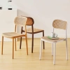 Ghế Nhựa Đúc Nguyên Khối Tựa Lưng Cao Xếp Chồng Mặt Lưới Đan Mây Giá 299.000₫ 2