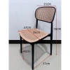 Ghế Nhựa Đúc Nguyên Khối Tựa Lưng Cao Xếp Chồng Mặt Lưới Đan Mây Giá 299.000₫ 6