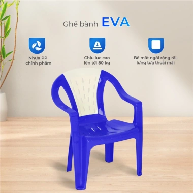 Ghế nhựa Eva tựa lưng chắc chắn, an toàn, chống trượt, ngồi thoải mái, chịu lực 80kg, combo 4-6-10, giá 419.840₫ 3 Ghế nhựa Eva tựa lưng chắc chắn, an toàn, chống trượt, ngồi thoải mái, chịu lực 80kg, combo 4-6-10, giá 419.840₫ 3