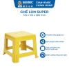 Ghế nhựa lùn Super QUI PHÚC combo 4-6 ghế, chân chống trượt, chắc chắn, chống kẹt, phù hợp trường học, giảm giá 16% 9