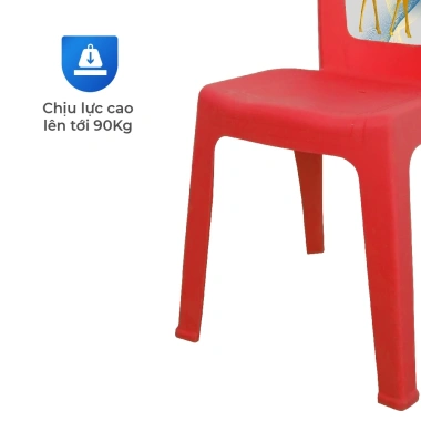 Ghế nhựa tựa lưng Jumbo QUI PHÚC combo 4-6-10, size trung, chống kẹt, chắc chắn, bền màu, an toàn - 344.400₫ 4